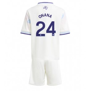 Aston Villa Amadou Onana #24 Rezervni Dres za Dječji 2025-26 Kratak Rukavima (+ kratke hlače)